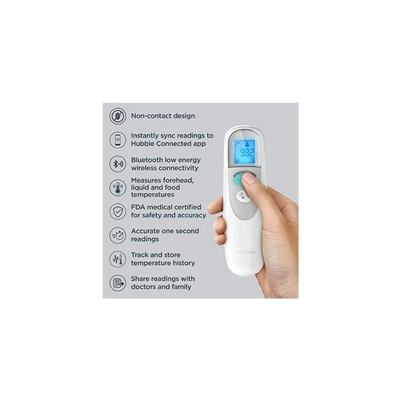 Motorola 3-in-1 smart non-contact baby thermometer - Picture 3 of 8